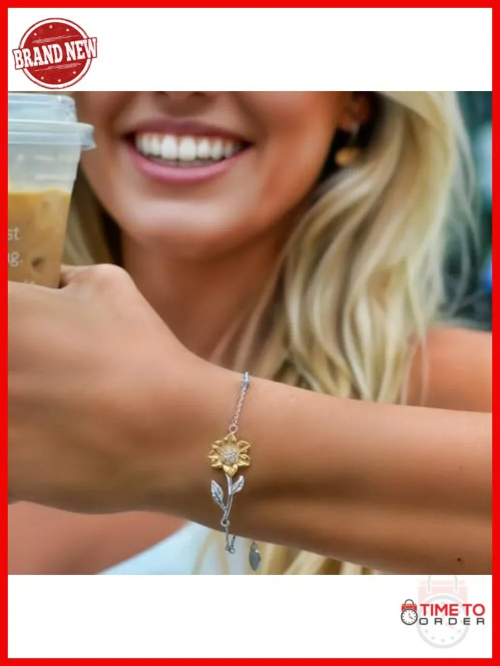 Sterling Silver Moon & Back Niece Necklace, 16-19